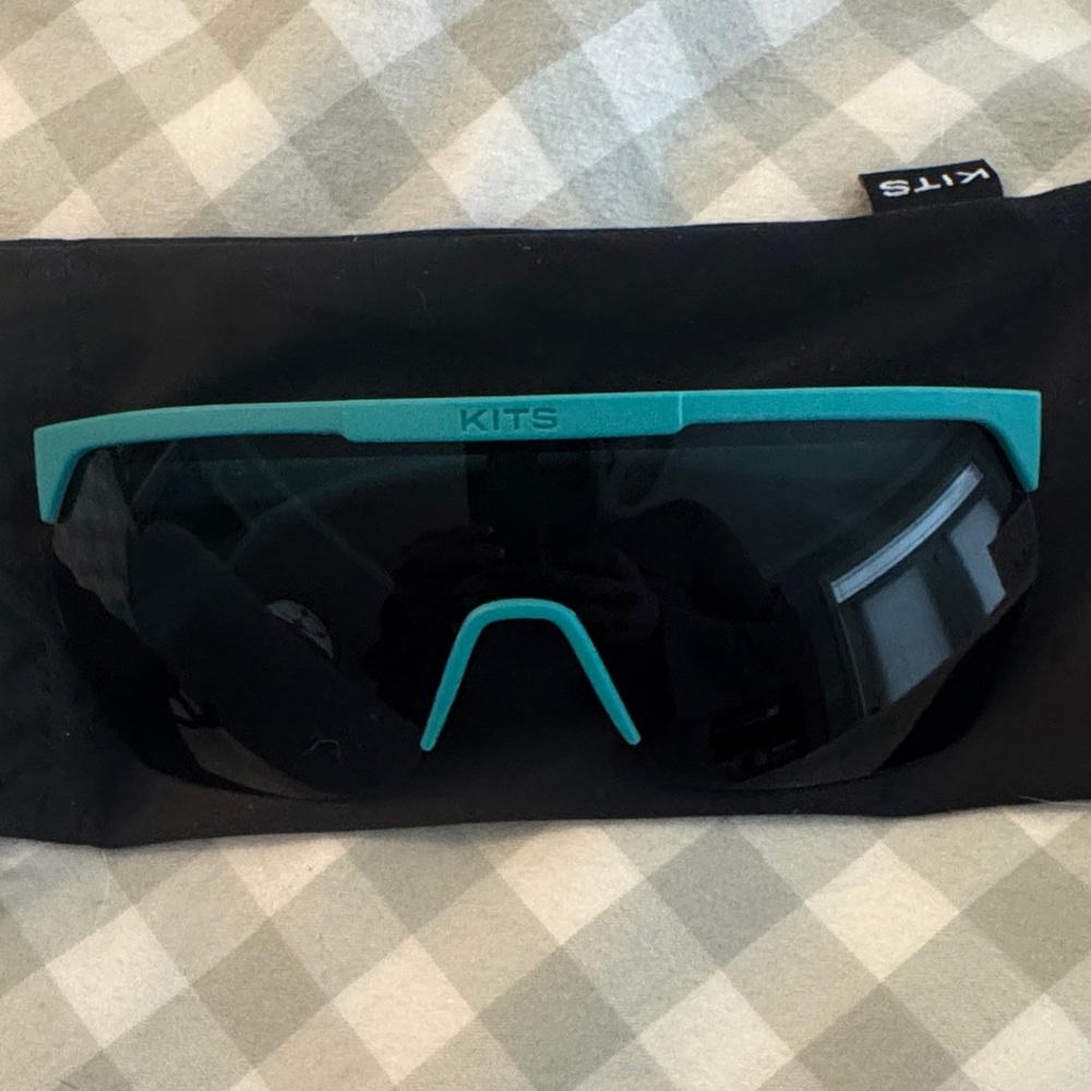 KITS Teal and Black Sunglasses